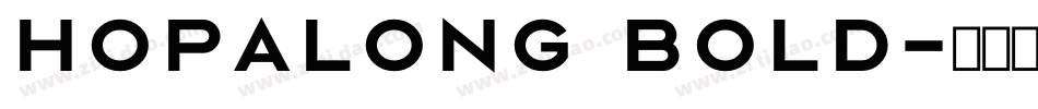 Hopalong Bold字体转换